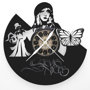 STEVI NICKS vinyl record clock    gift      clocks